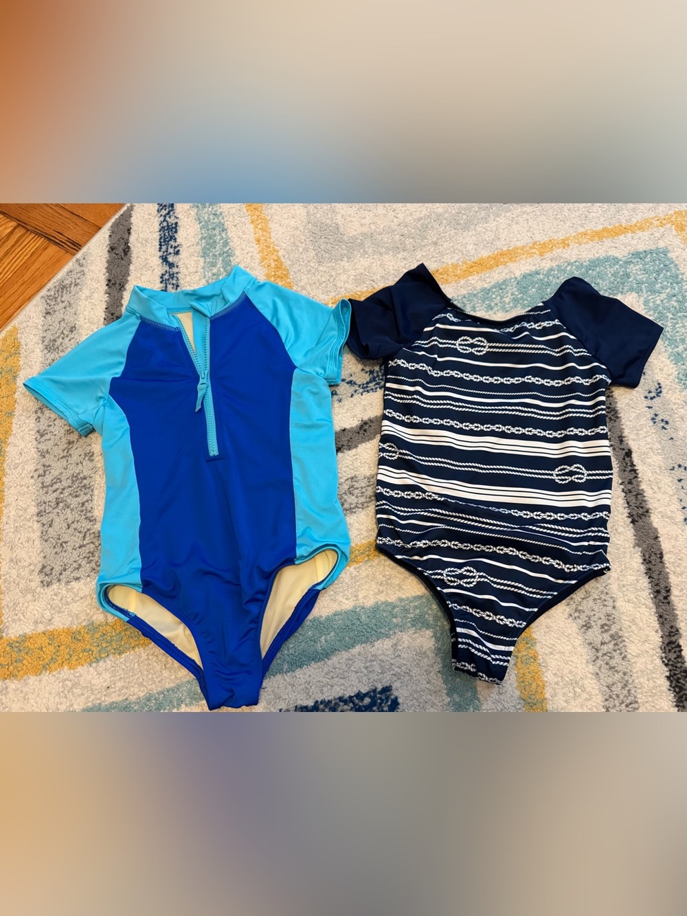 Land’s End kids 2 pack swimsuits 6-7